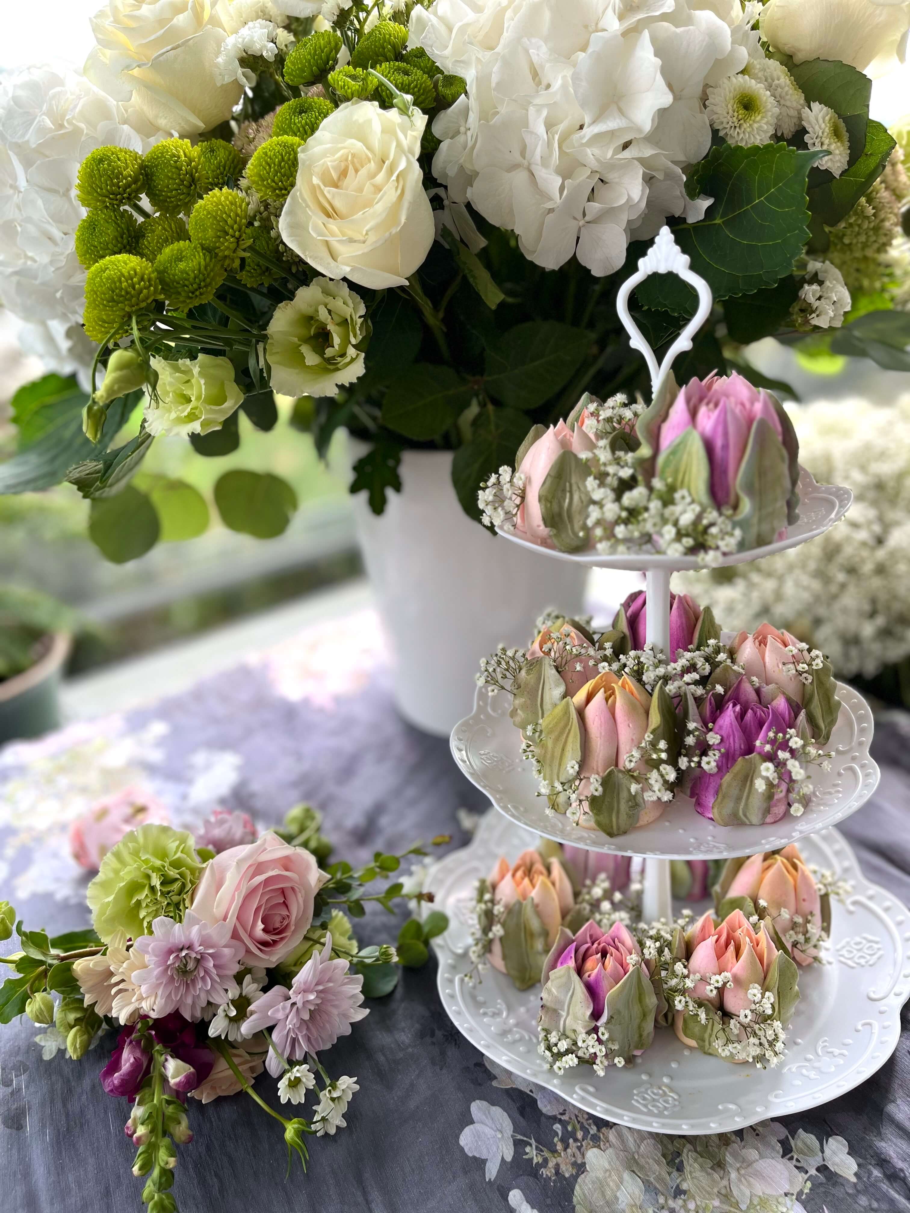 FlowBer marshmallow flowers